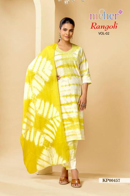 Meher rangoli vol 2 ahmedabad wholesale market kurti